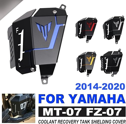 Miniatura 6 de Cubierta de blindaje para tanque de recuperación de refrigerante de motocicleta para Yamaha MT07 MT-07 FZ-07 FZ 07 2014 2015 2016 2017-2020