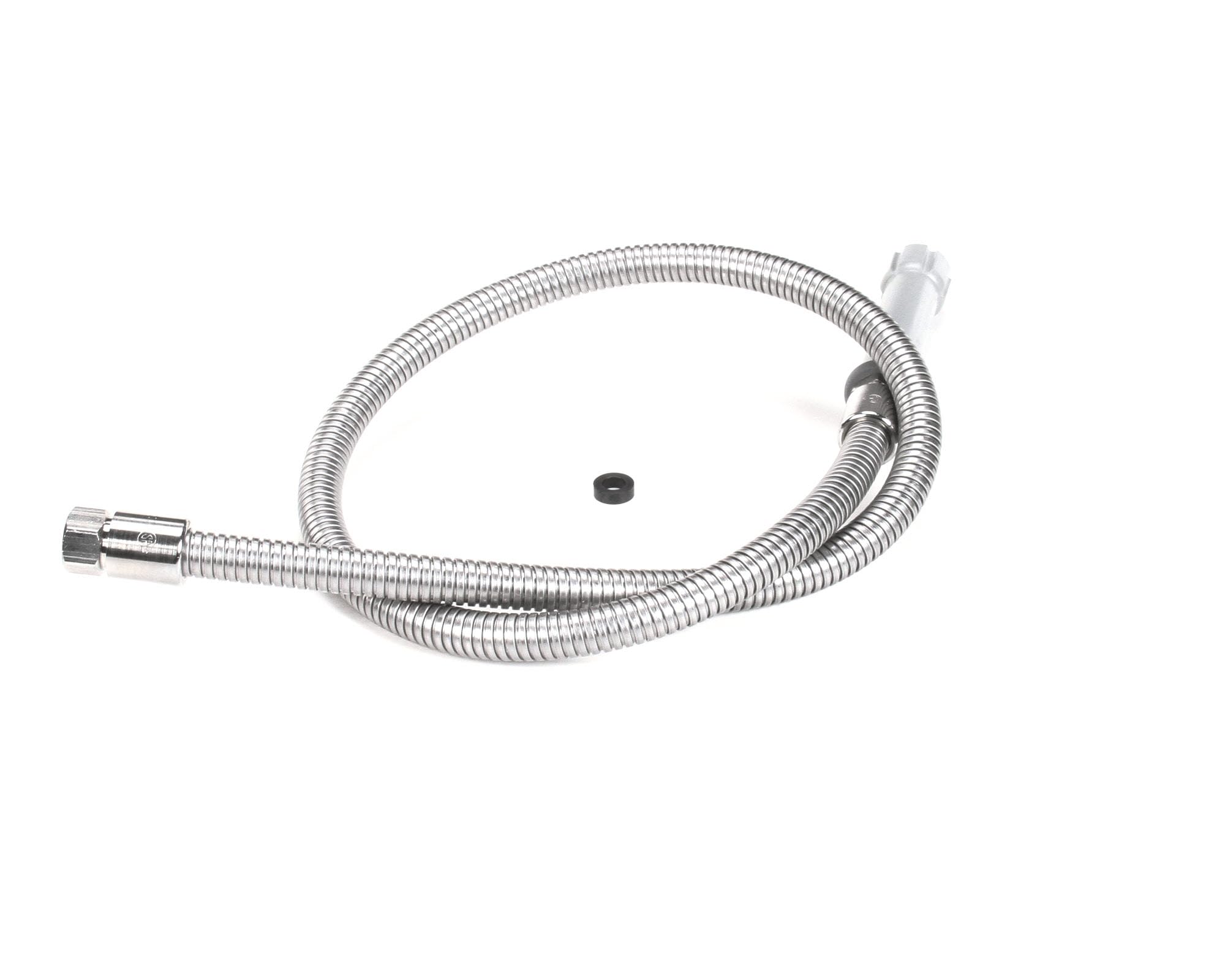 T&S Brass B-0050-H Manguera flexible de acero inoxidable de 50 pulgadas