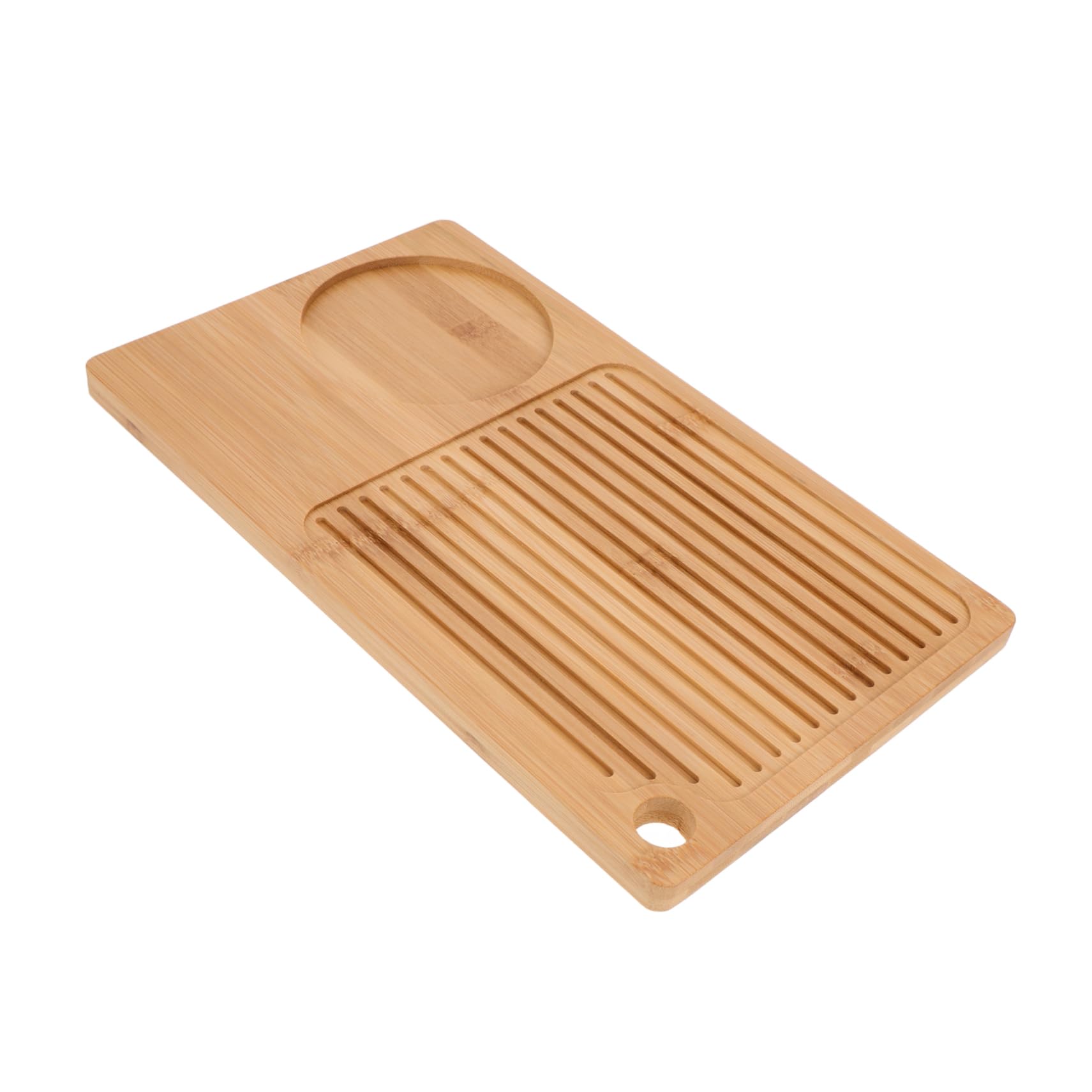 Bandeja de Bambú Rectangular para Servir Superficie Lisa y Diseño Elegante Hogar