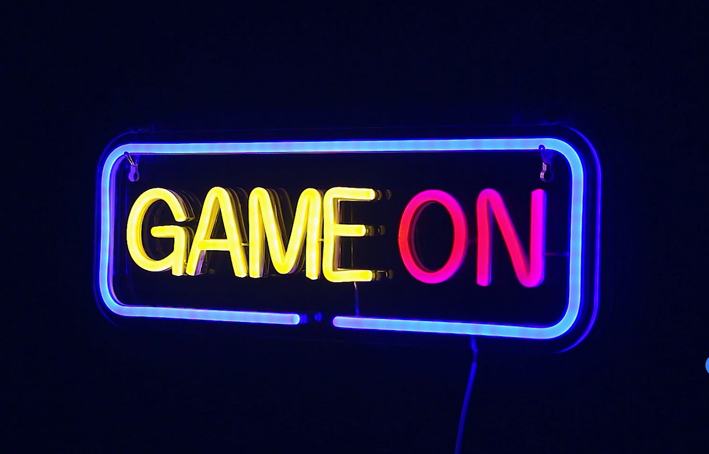 Blaues Fußball-Neon-Schild Für Die Wand - LED-Neonlicht Deko Für Zimmer, Kinderzimmer & Partys