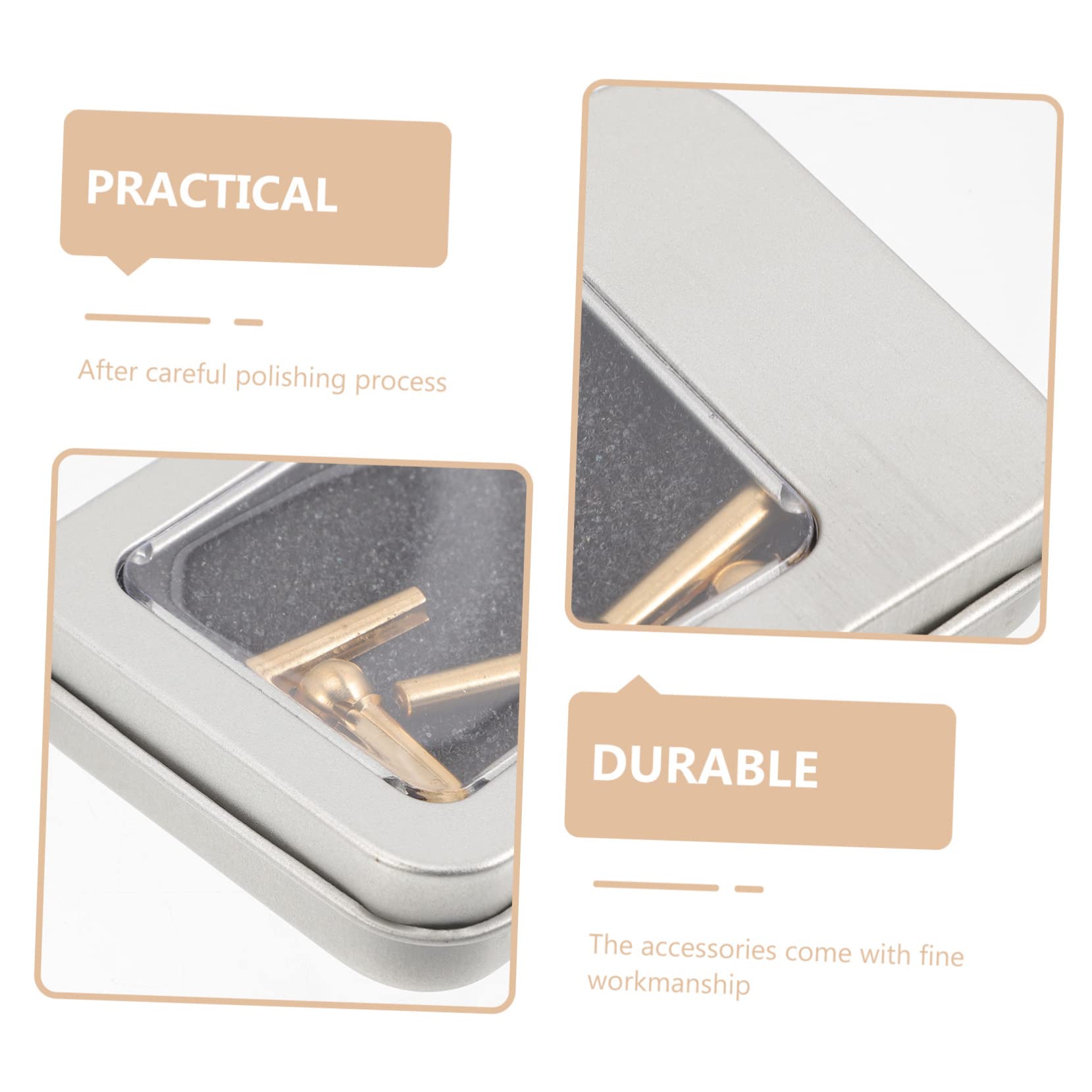 LIFKOME 6pcs Guitar Bridge Pins Durable String Fixing Supply for Acoustic Folk Guitars Easy to Use Lightweight Smooth Finish for Seamless Tuning Experience