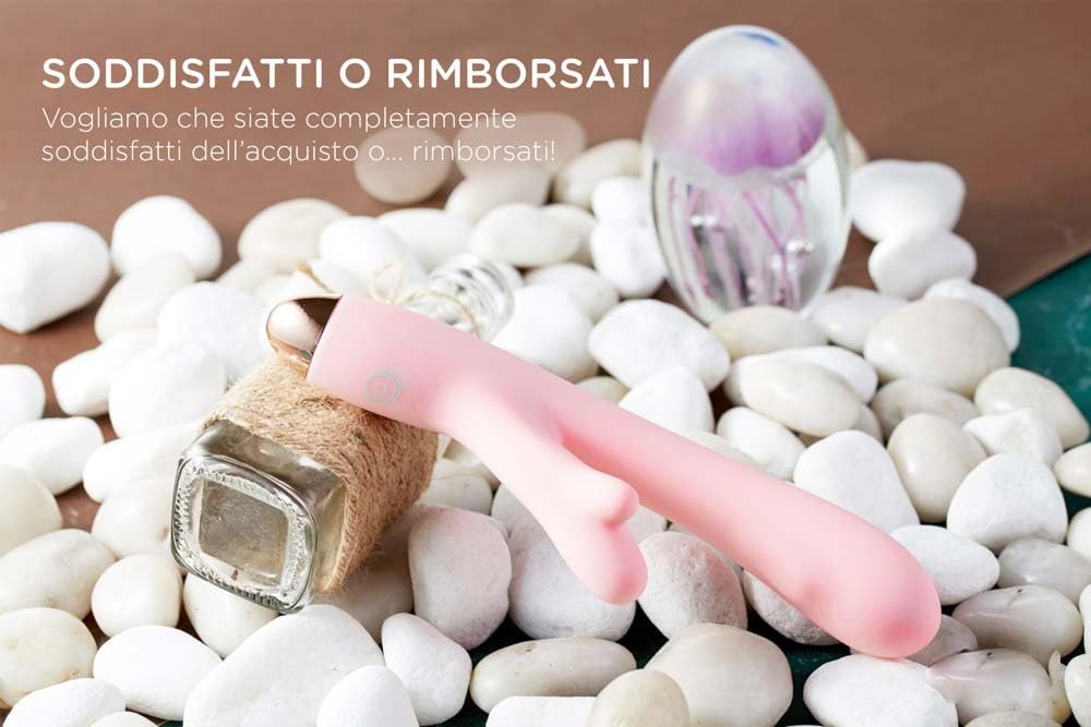 HEDO M2 | Vibratore Sessuale per Donna | Stimolatore clitorideo e Punto G | Silicone Medico Privo di PVC e ftalati | Vibratorepunto | RICARICABILE | Massaggiatore Rabbit