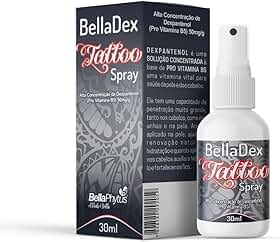 BellaDex Spray Tattoo BellaPhytus, Solução Concentrada de Dexpantenol, 30ml