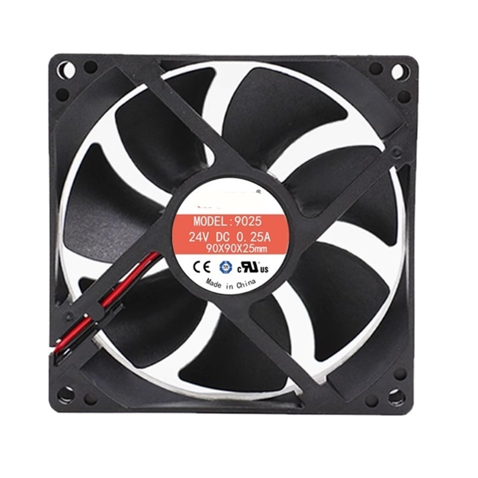 YMUGUEGH 9225 9CM 9025 5V 12V 24V 90 * 90 * 25MM cooling fan(24V 0.25A 2line)