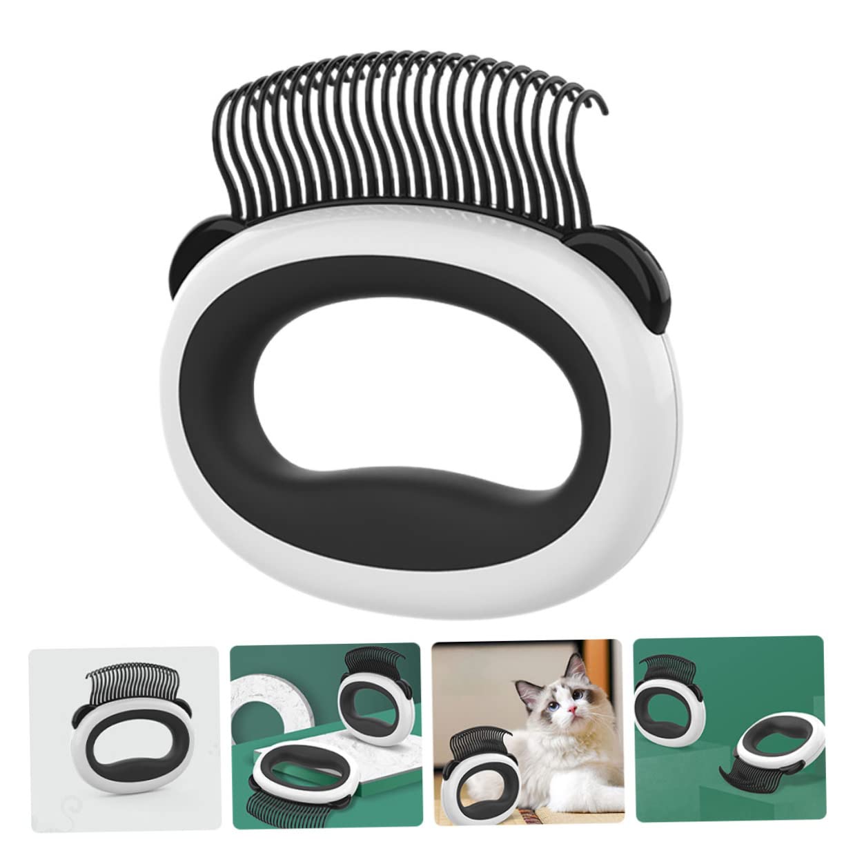 Toddmomy 5piezas Peine Para Gatos Adorable Cepillo De Cuidado Para Mascotas Diseño Antideslizante Para Eliminar Pelo Suelto y Enredos Para Establecer Vínculos Tu Mascota