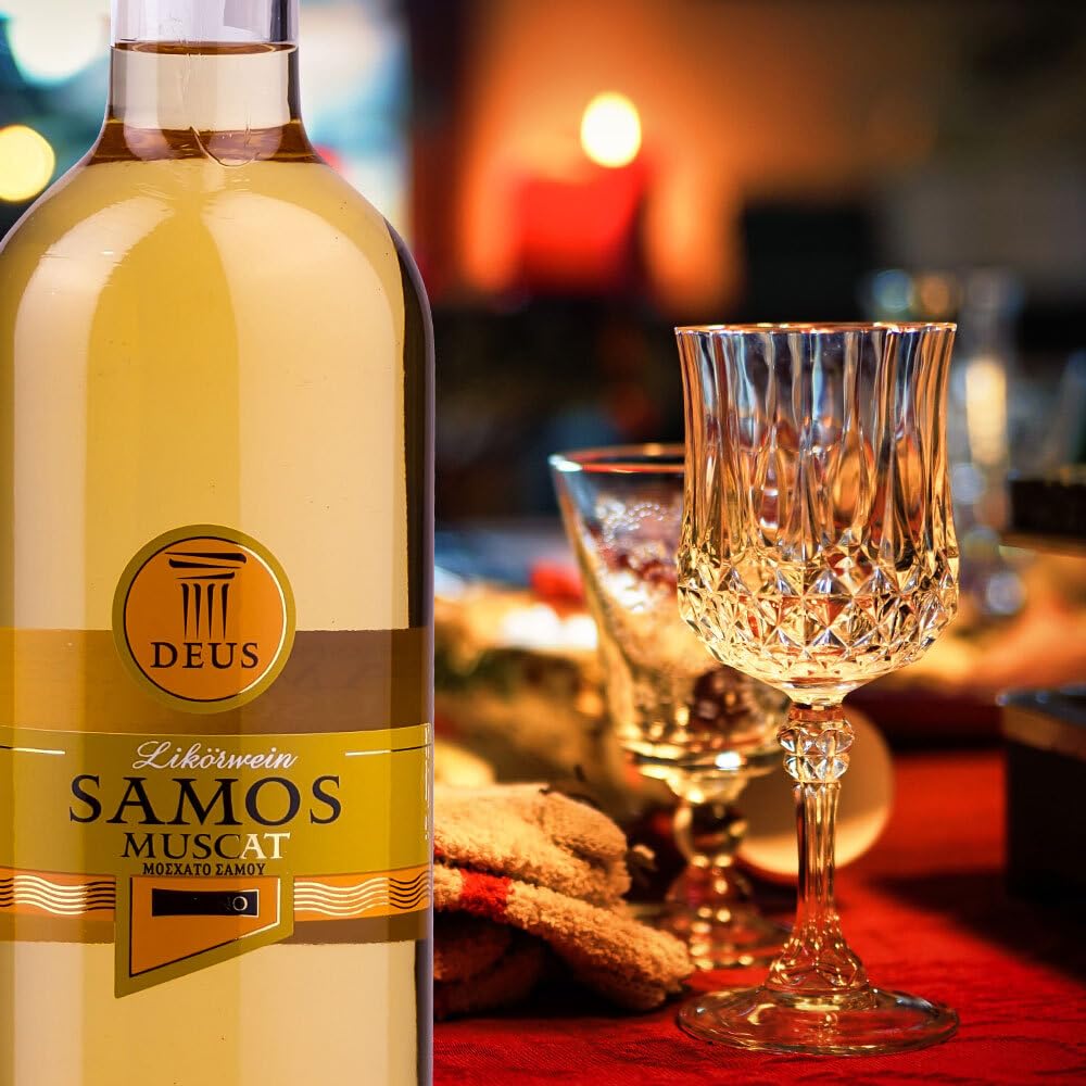Cavino Deus Muscat Samos, süß, sortenreines Weinpaket + VINOX Winecards (6x0,75l)