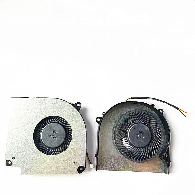 Laptop CPU +GPU Cooling Fan Replacement for Clevo NH50EA NH50RA Series 6-31-NH5E2-102 6-31-NH5E2-202 EFC-70100V1-0AH EGC-77100V1-0AH