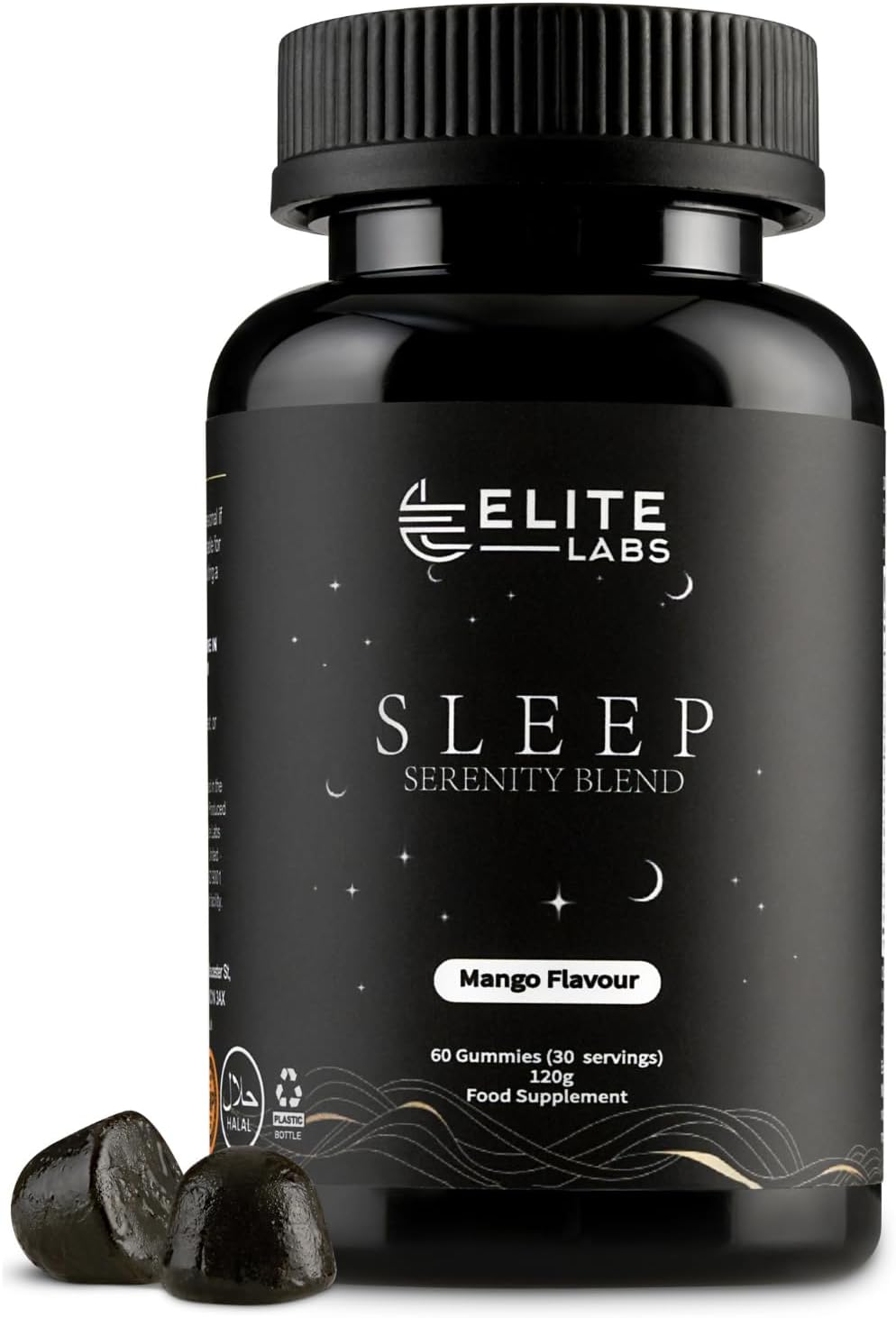 Sleep Serenity Blend – Sleep Gummies for Adults – Fall Asleep Faster, Wake Refreshed | Vegan, Non‑Drowsy, Mango. | 60 Count