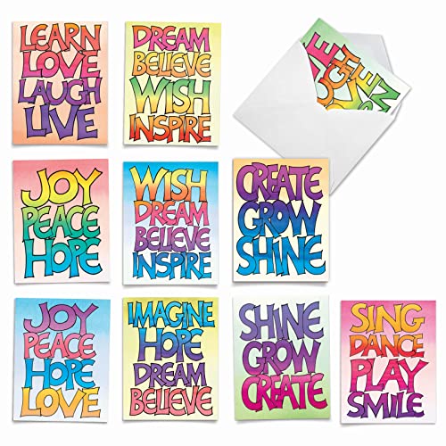 Carte thank you humour pour soirées et repas : lot de 10 cartes de correspondance