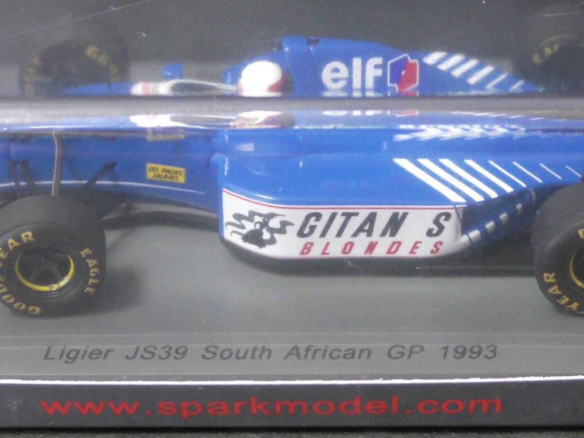 Ligier JS39 Martin Brundle 1993 - 1/43 Voiture Miniature F1 FD175 - Collection