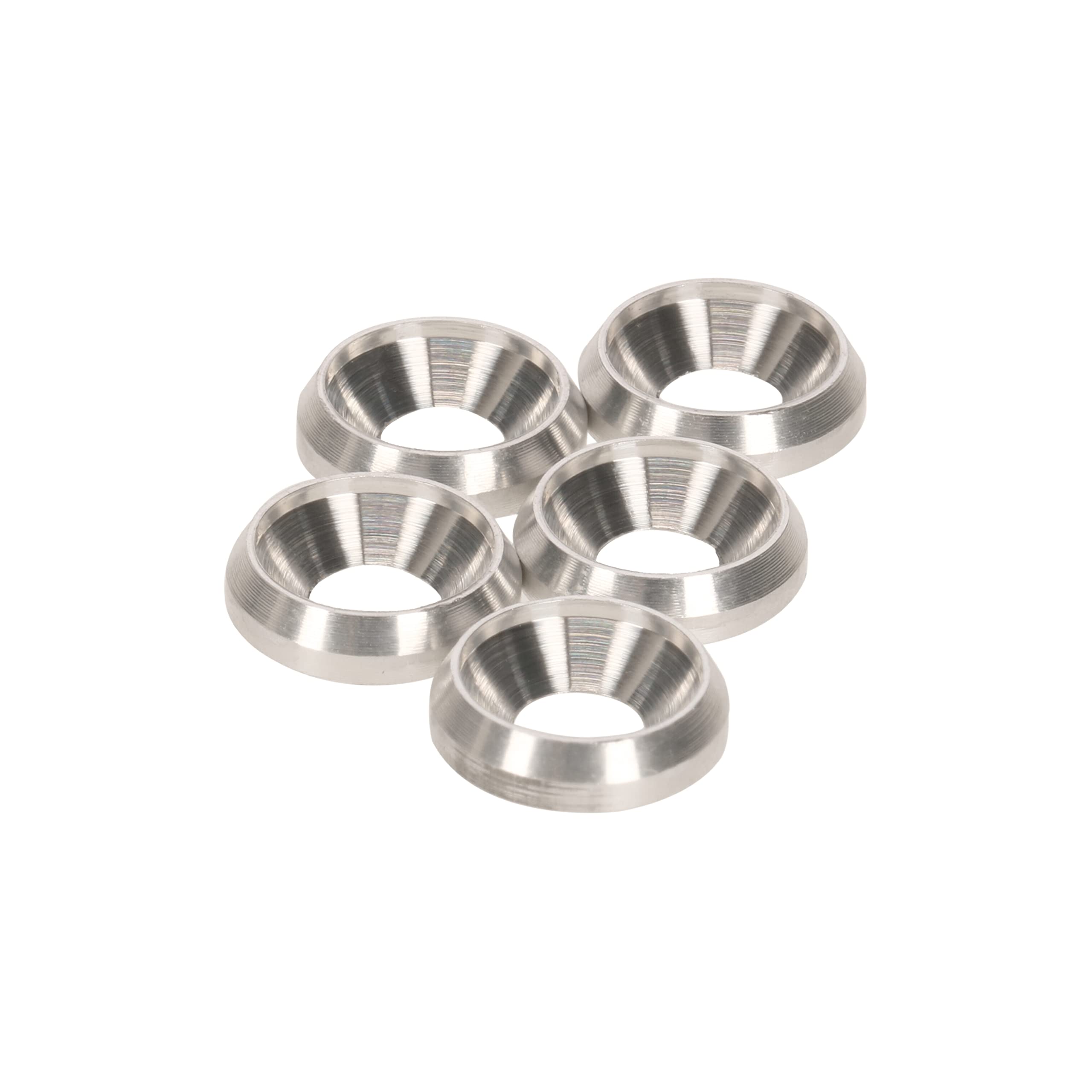 PrecisionGeek Unterlegscheiben aus Aluminium Senkscheiben, S
