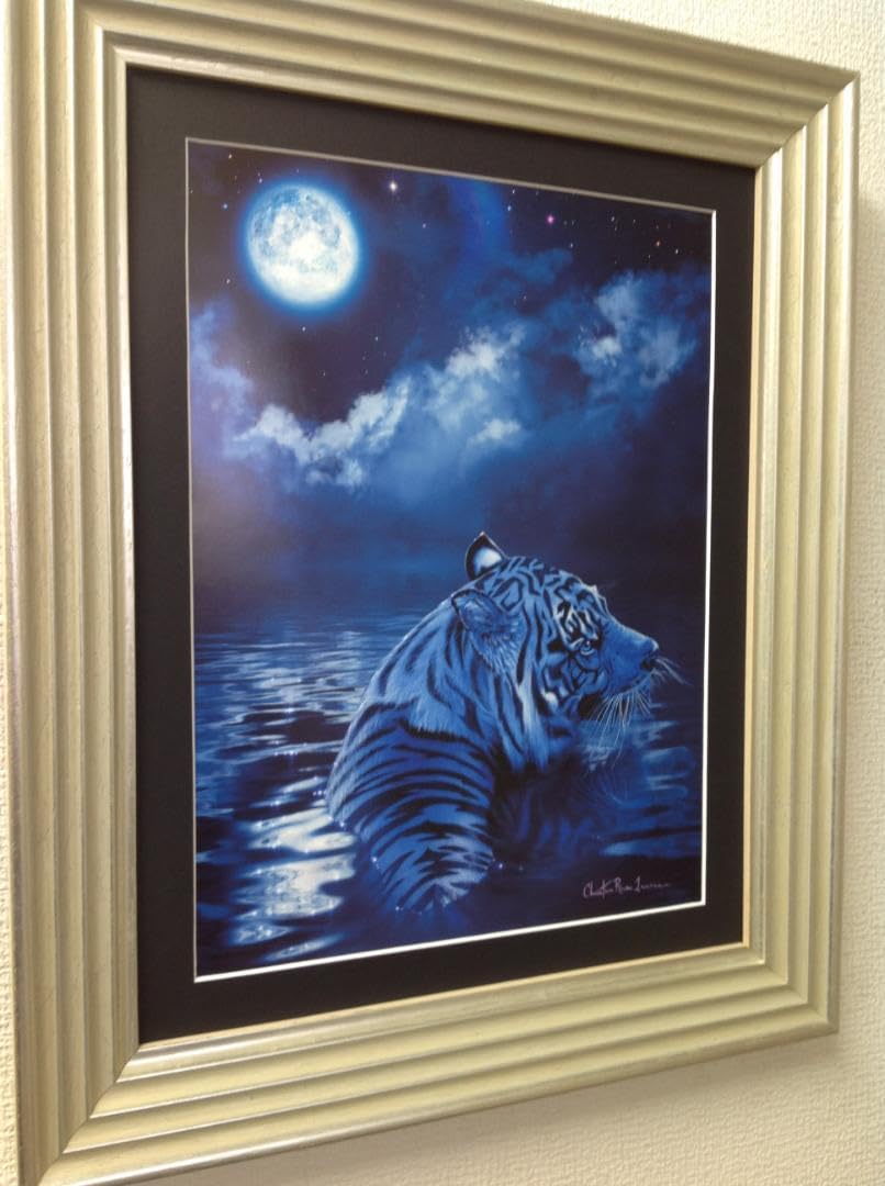 Amazon.co.jp: クリスチャンRラッセン アートポスター タイガー