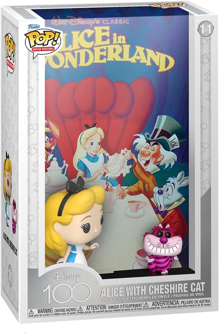Funko POP! Movie Poster: Disney - Alice in Wonderland - Collectable Vinyl Figure - Gift Idea - Official Merchandise - for Kids & Adults - Movies Fans - Model Figure for Collectors and Display