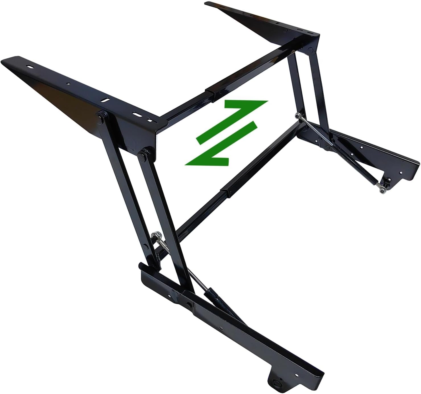 Size Can Be Adjusted at Will Multifunctional Coffee Table Lift Top Hardware,Air Rod Free Stretch Lift Top Coffee Table Hinges Heavy Duty, Adjustable Size Range 465mm-810mm/18.3-31" Lift (H9.5IN) - 1 pcs