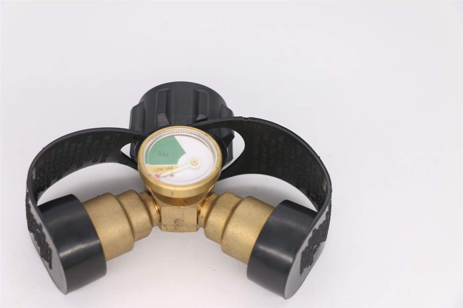 Adaptateur Gaz Avec Manomètre – Connecteur En Laiton Pour Réservoirs Propane – Avec Jauge De Pression Précise – Pour Barbecue, Camping-car, Chauffage Extérieur – Lot De 2