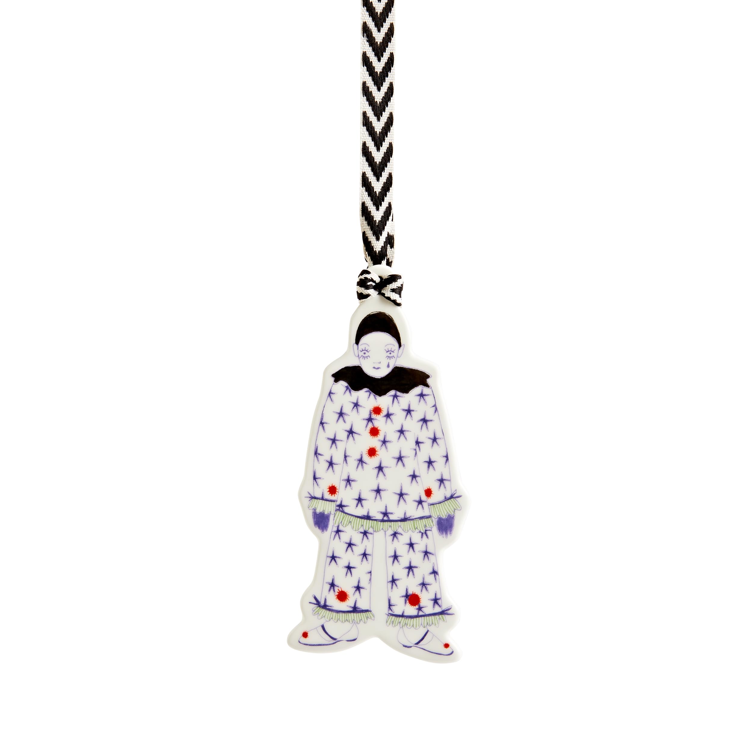 Wedgwood Pierrot Nutcracker Christmas Ornament