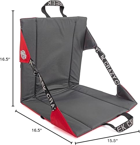 Miniatura 3 de Crazy Creek - Silla original perfecta para asientos de estadio, campamento, senderismo y más, comodidad en todos los terrenos, correas ajustables,