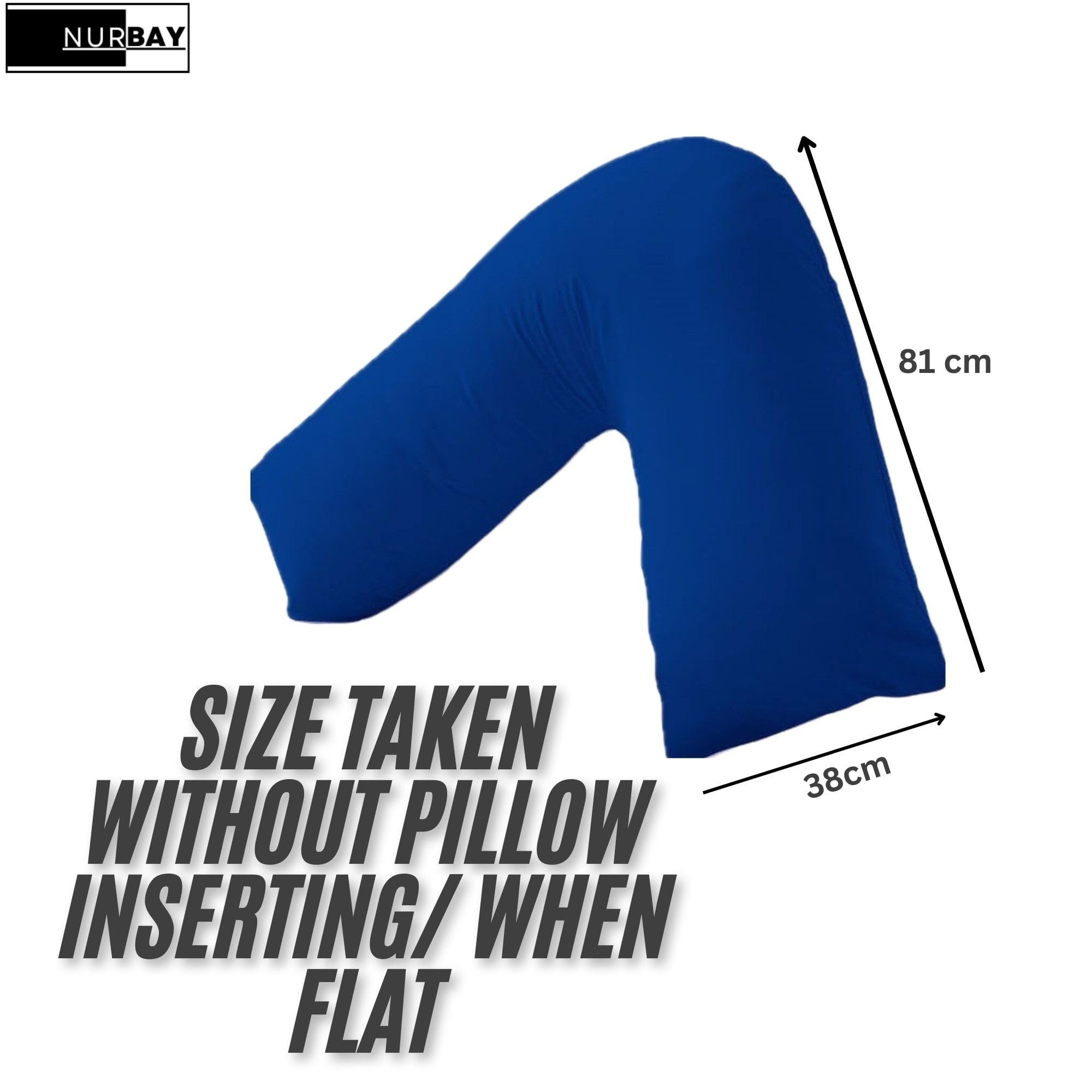 NURBAY V Shaped Pillowcase cover 100% Polycotton V pillow case cover - Image 2