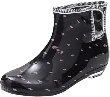 Botines Botas De Agua Zapatos Mujer Botas De Lluvia para Mujer Zapatos De  Jardín Botas para La Lluvia con Impresión Antideslizante Impermeable Botas  De Lluvia JORICH (Rosa, EU:36 23cm/9.1'') : Amazon.es: Zapatos