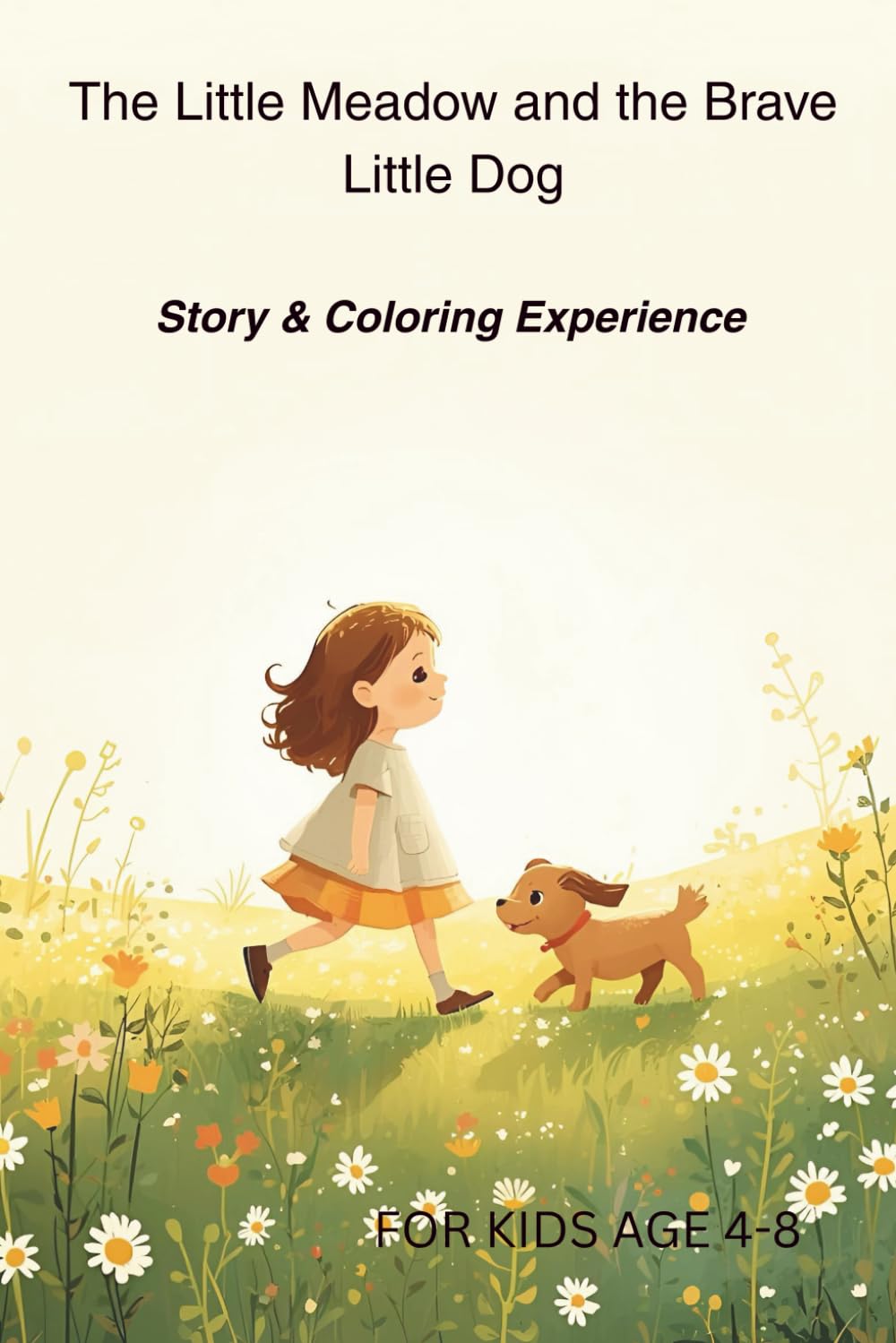 The Little Meadow and the Brave Little Dog: A Story & Coloring Experience