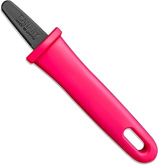 Box Opener Mini Cutter 5" [Non-Stick Coated Blade], Safety Package Opener Small Knife Tool, Safe Serrated Japanese Stainless Steel Blade, Pink, Made in JAPAN