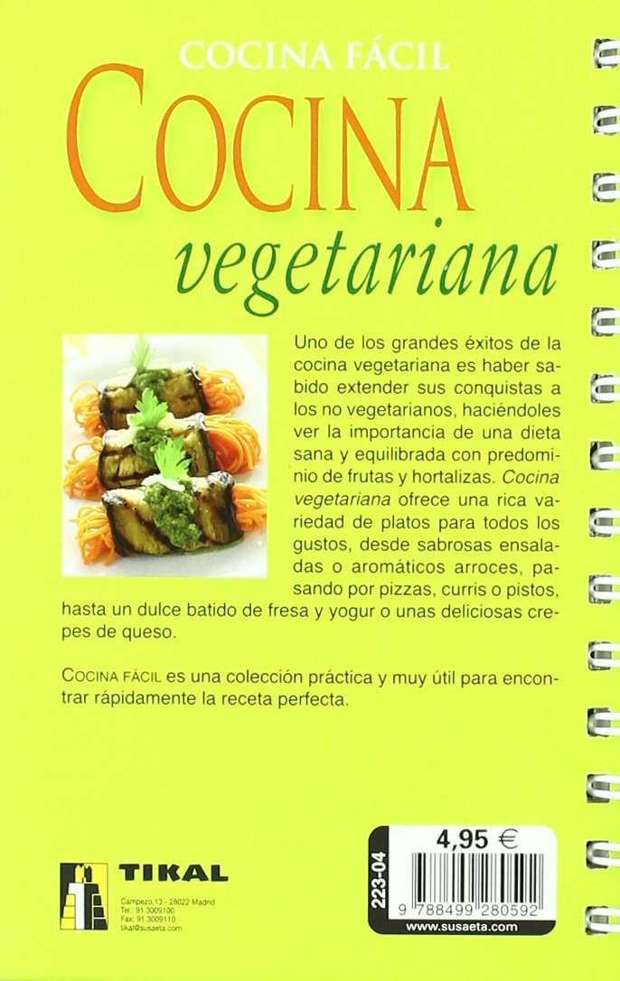 Cocina Vegetariana (Cocina Facil)