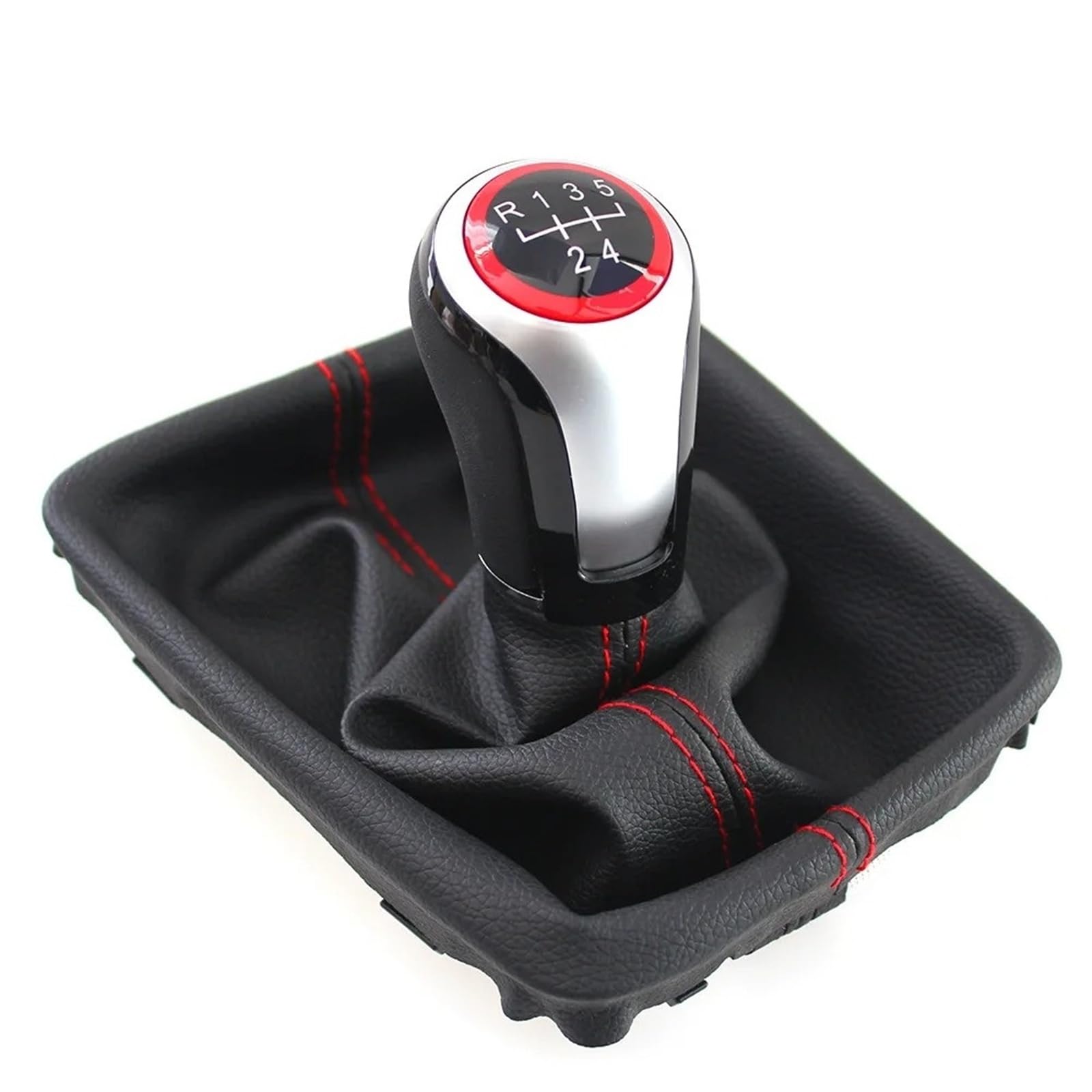 Xzcvtyw 5 Speed Car Shifter Adapter Car Shifter Stick For Leon Iii 3 Mk3 2012-2017 5/6 Speed Mt Lever Change Knob(5 Speed)