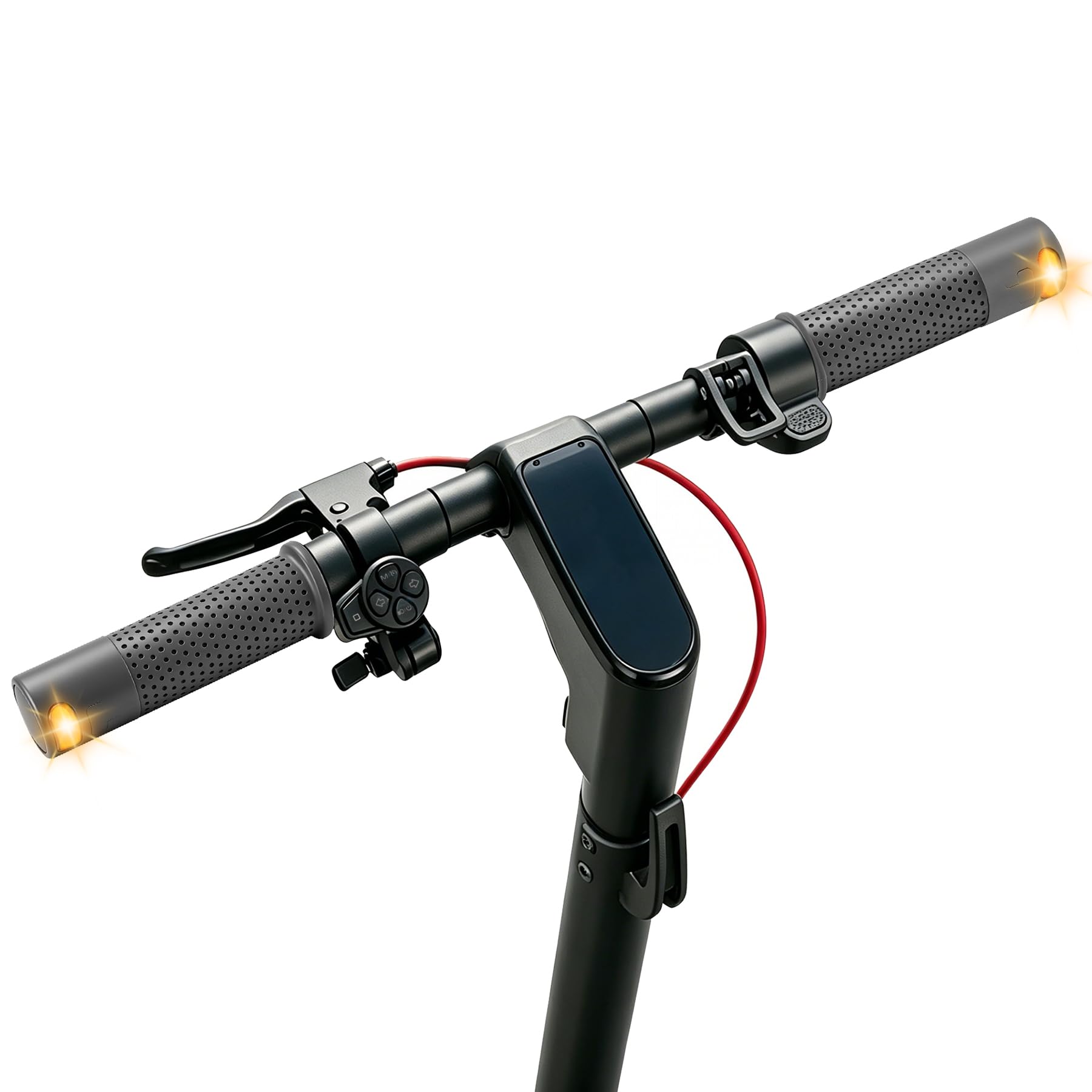 Intermitentes para Patinete Eléctrico con Luz en el Manillar, Compatible con Manillares de 16 a 22.5 mm, Luces de Advertencia para Xiaomi M365/ Ninebot MAX G30/ G30D, Accesorios para Patinete