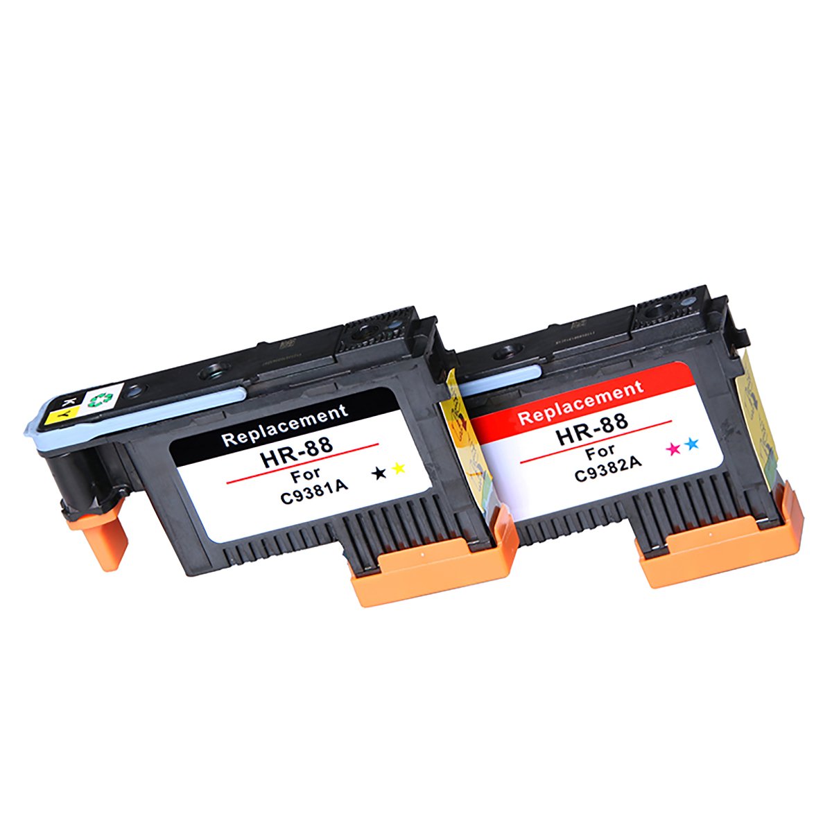 Inkcool 2pk TOP Quality Hp Remanufactured Hp88 Printhead Bk/y C/m for Use with Hp Officejet Pro K5300 K5400 K550 K8600 L7480 L7580 L7590 L7680 L7780 Printers