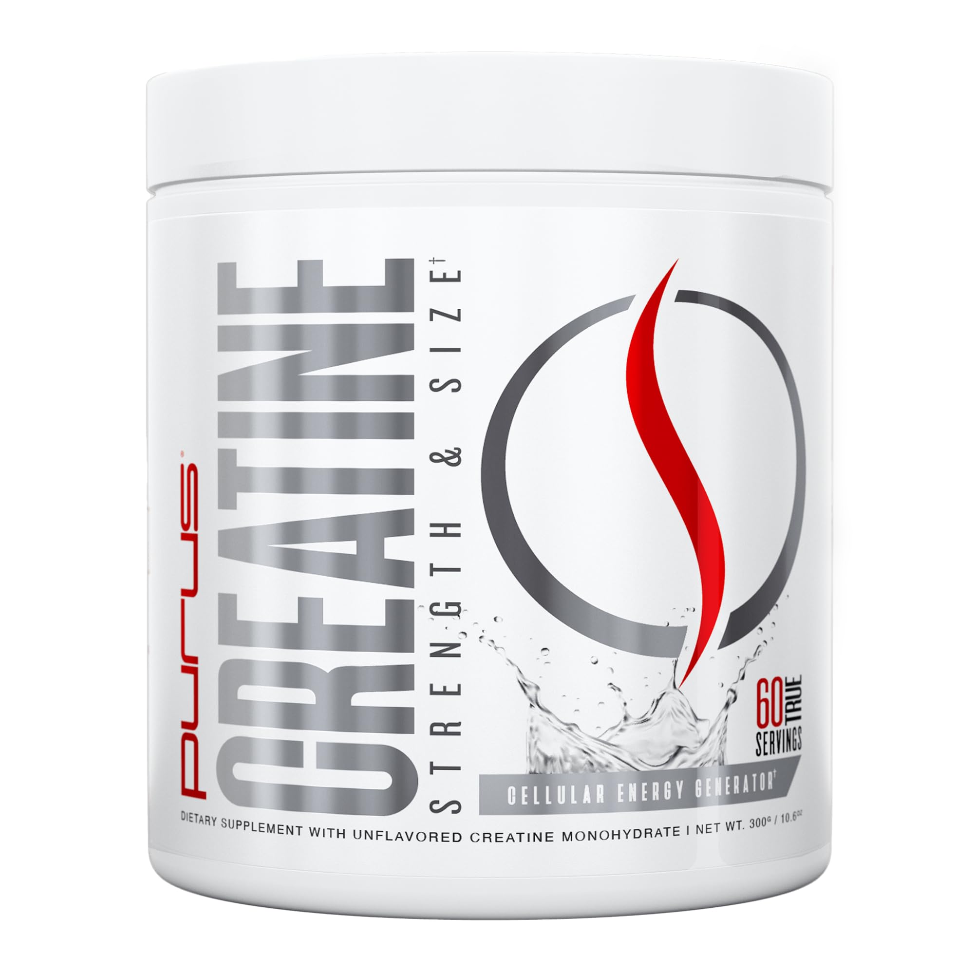 Foundation Series Creatine | 100% Ultra Pure Micronized Creatine for Strength, Mass, Power, Recovery | 60 Servings | Unflavored