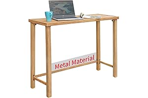 44.1" Narrow Outdoor Table: Compact Style, Versatile Functionality