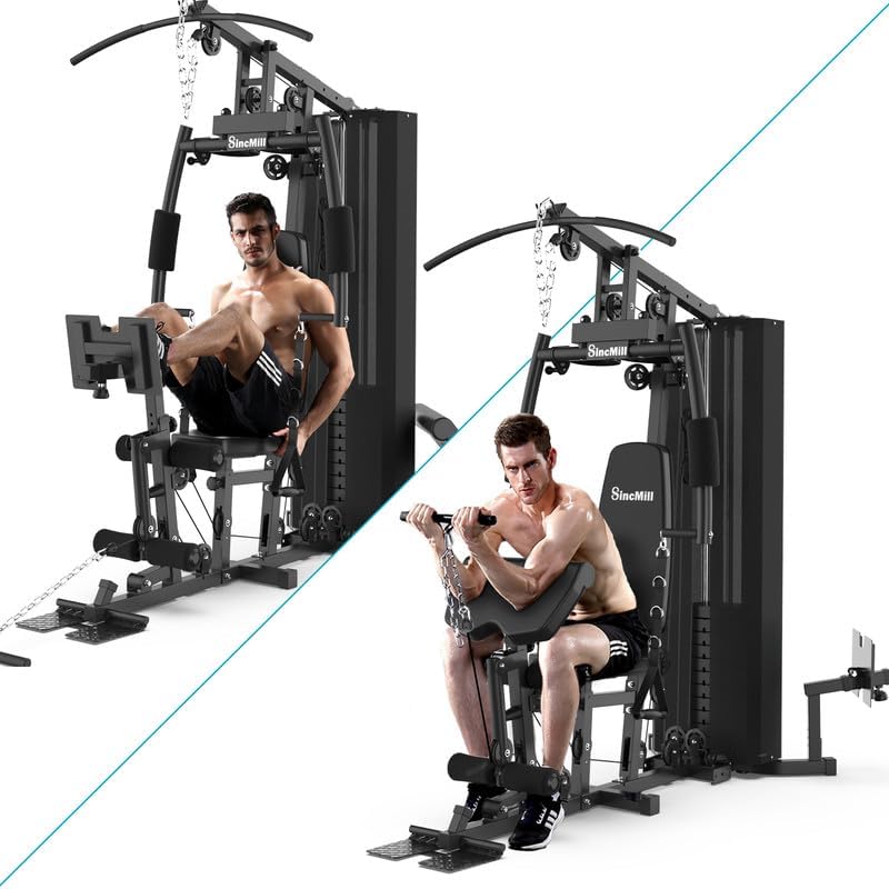 Miniatura 3 de SincMill - Equipo multifuncional de entrenamiento de cuerpo completo para gimnasio en casa