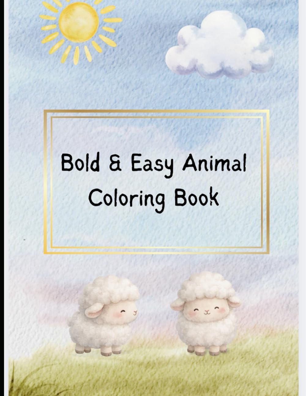 Bold & Easy Animal Coloring Book