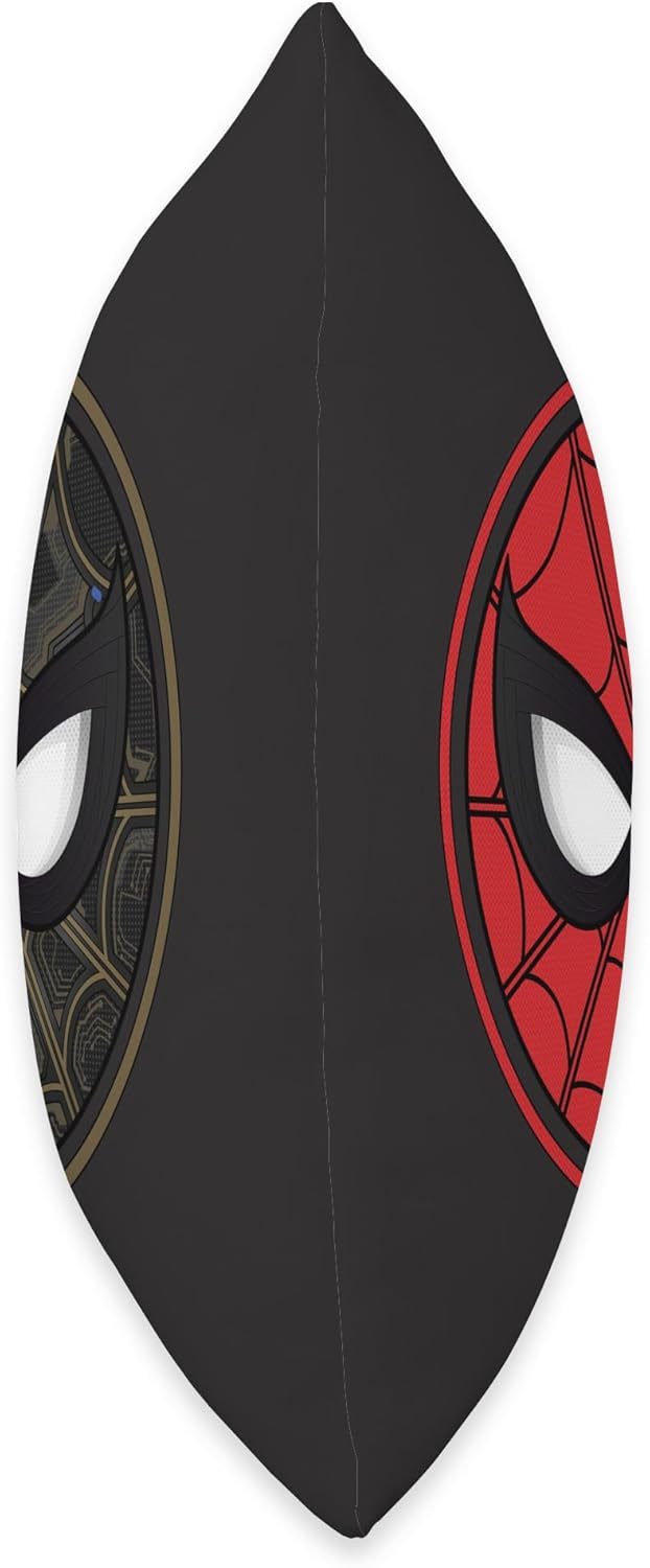 Marvel Spider-Man: No Way Home Dual Spidey Mask Throw Pillow