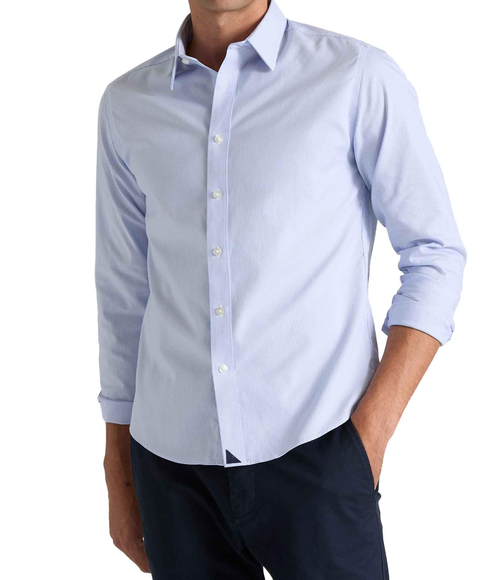 untuckit Bordeaux - Wrinkle Free Blue LG Regular Fit-picture-26