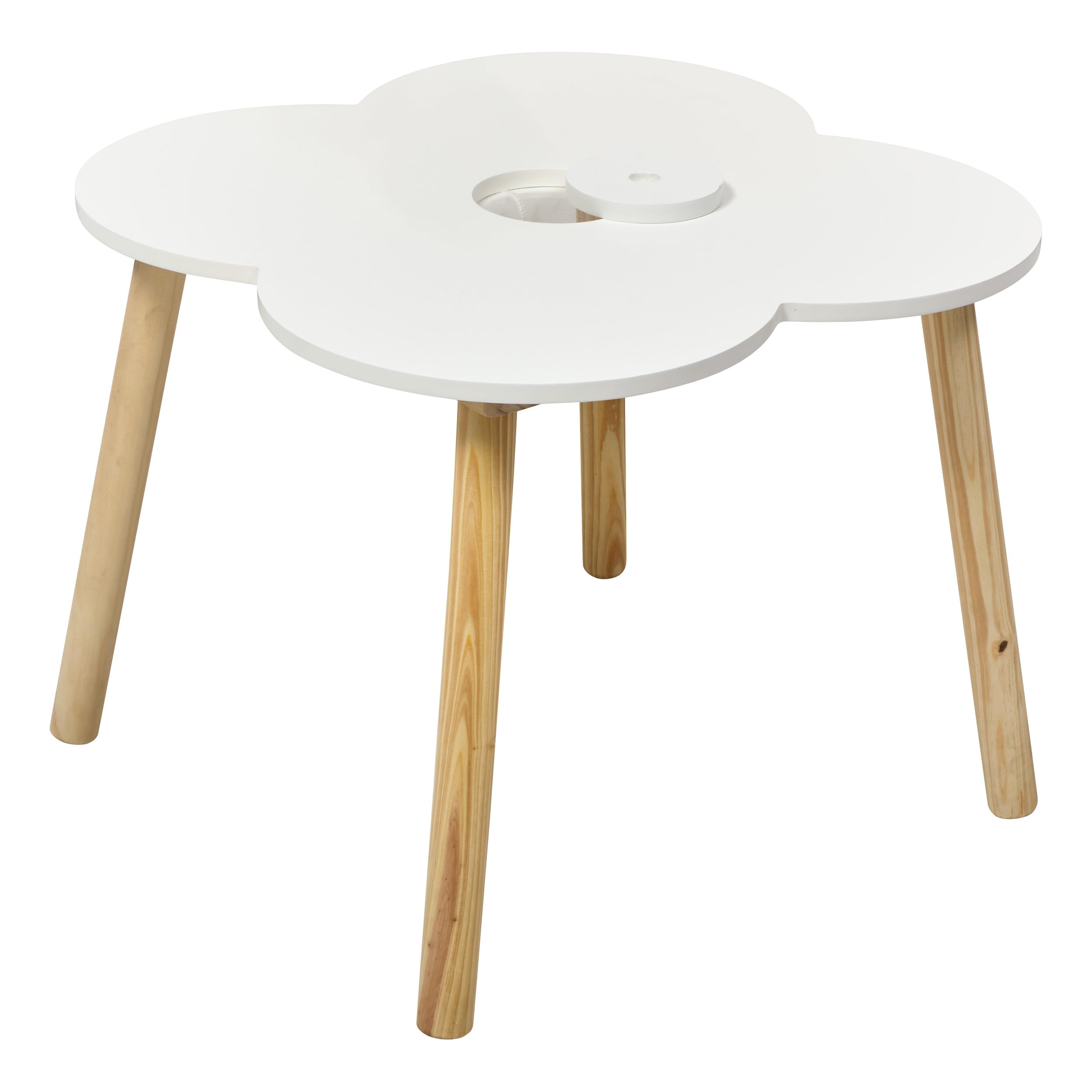 Atmosphera - Table Enfant Ally Blanche 51x51x40cm