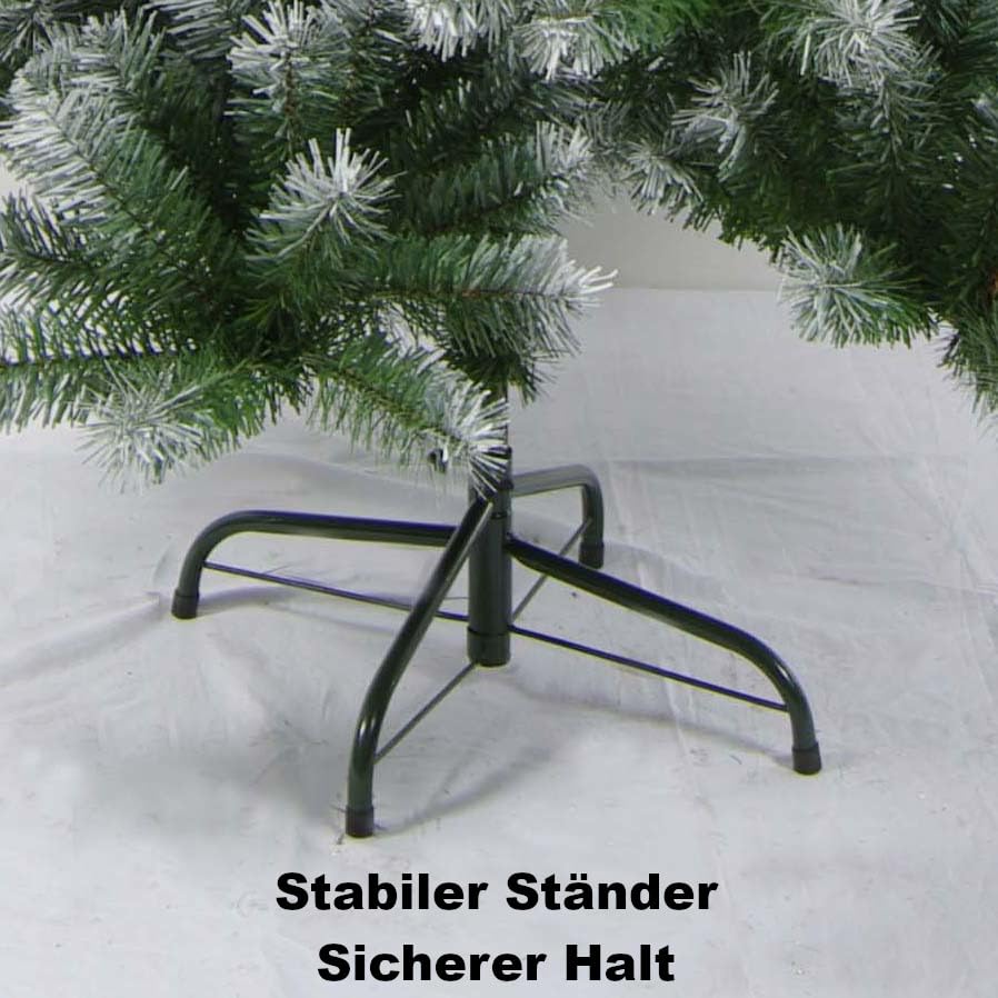 Kunstkerstboom - 120 cm - incl. Kunststof standaard - Realistische
