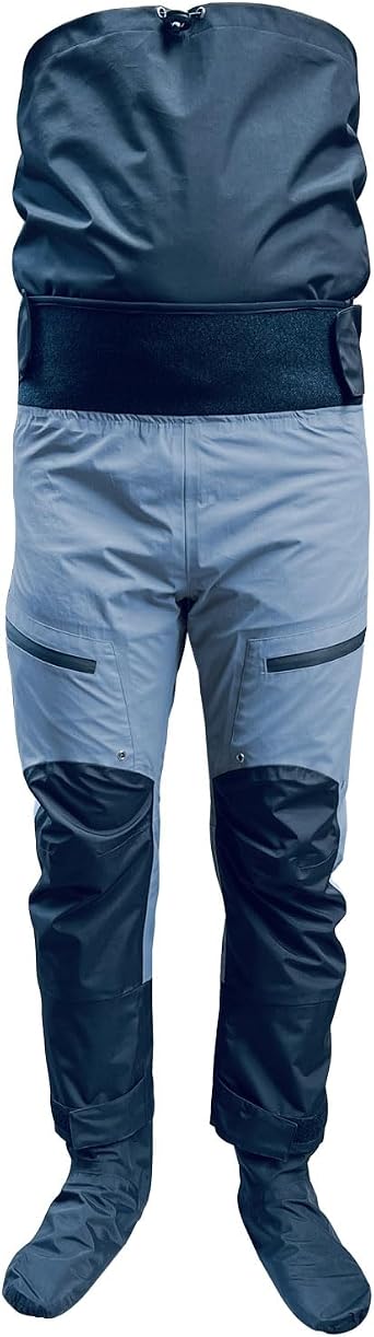 Mens Kayak Dry Top - Women Waterproof Paddling Jacket with Splashproof Pocket for Kayaking, Canoeing, Rafting & SUP
