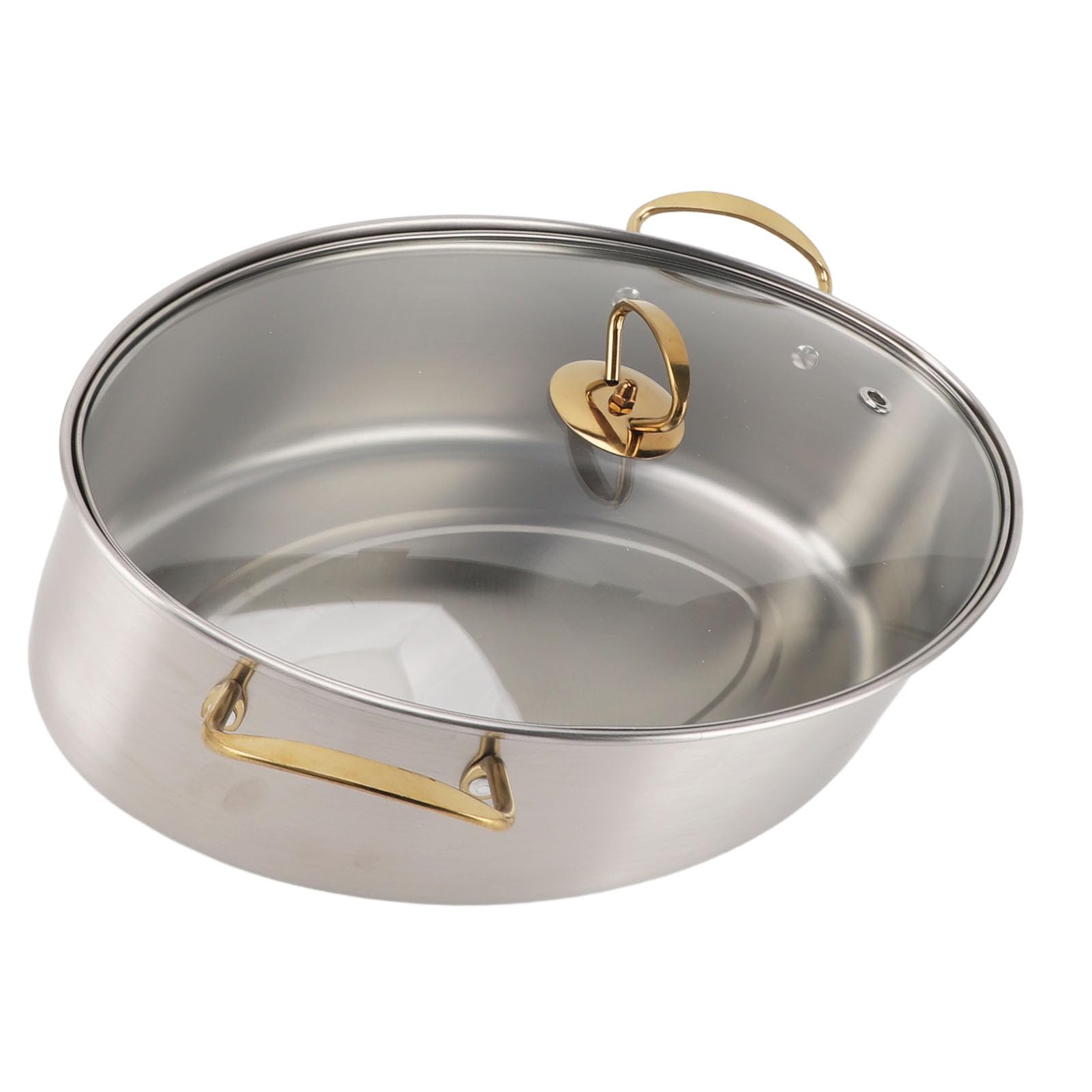 Emoshayoga Cuocitore per Pesce Ovale in Acciaio Inossidabile con Coperchio in Vetro e Griglia, Perfetto per Cuocere Al Vapore e Arrostire Frutti di Mare 38,7x11x17 Cm