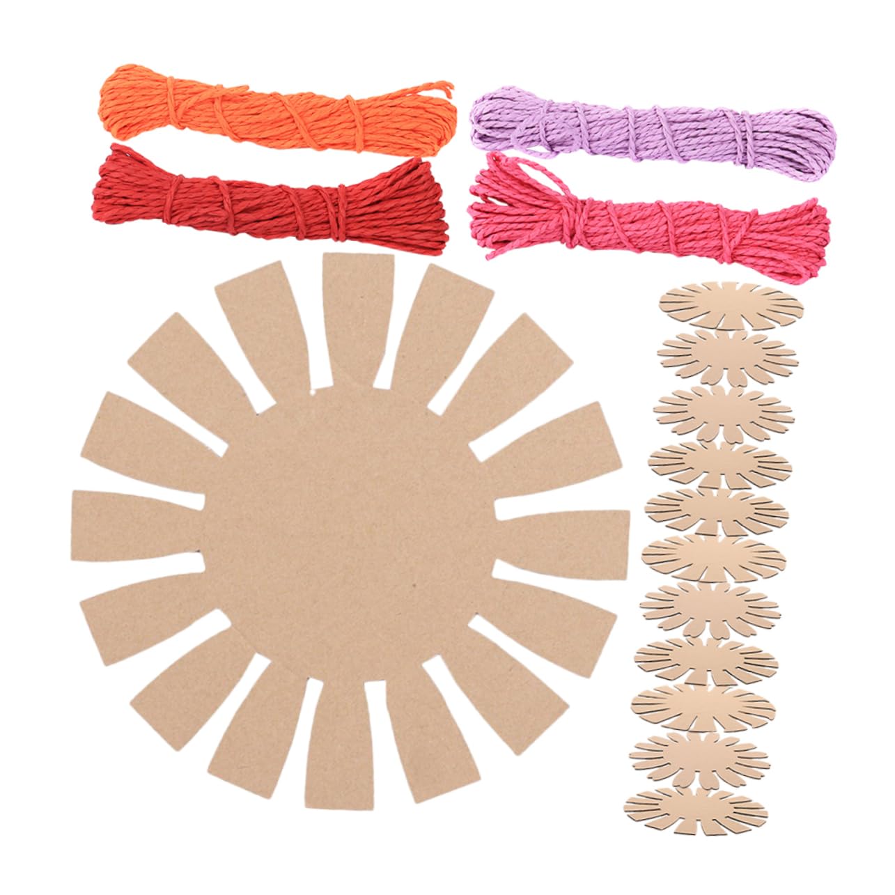 CIMAXIC Paper Weaving Baskets Set 16pc Rattan Weaving Storage Basket Kit for Boys and Girls' Handicrafts