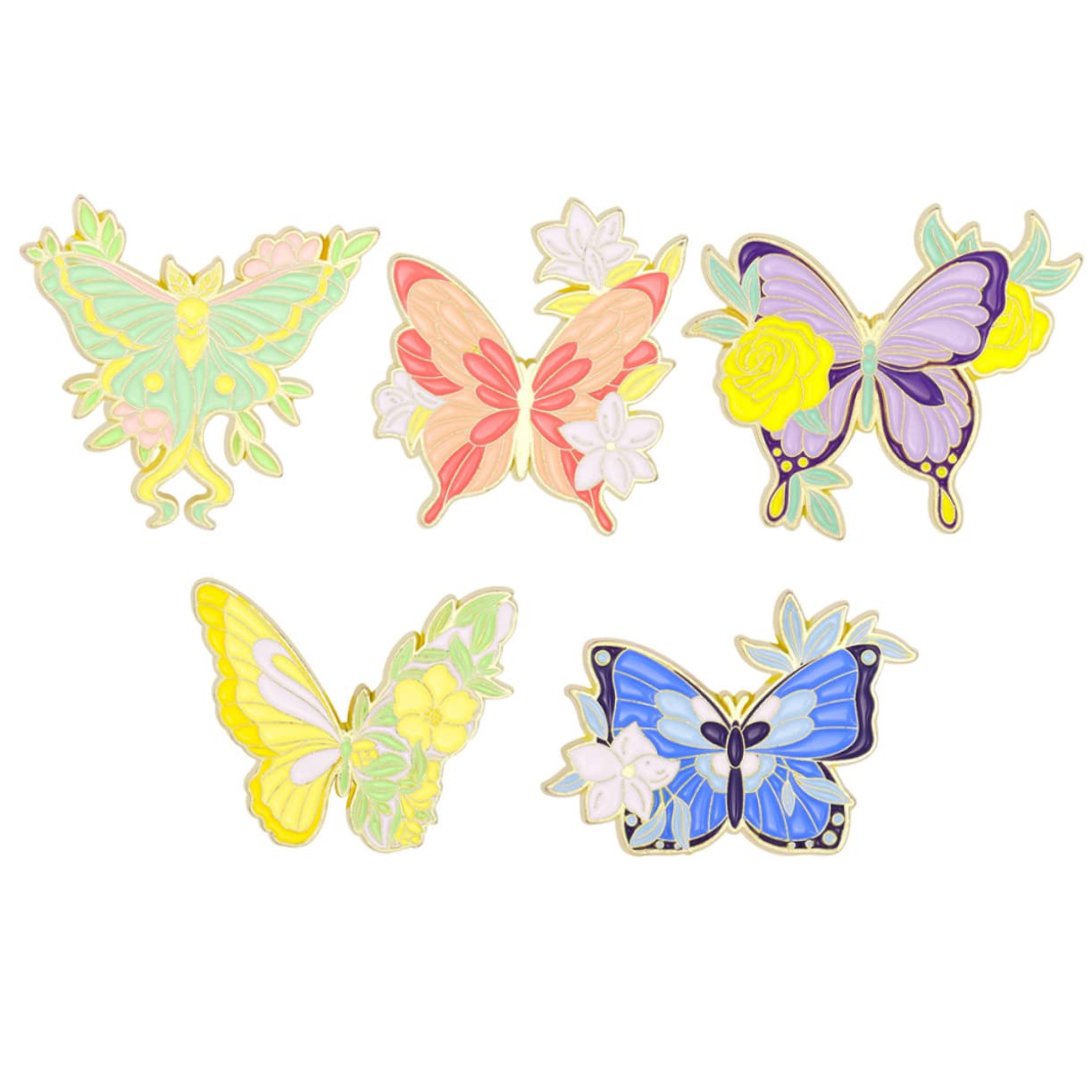 25stücke Bunte Schmetterlings Brosche Pin Handgefertigte Einzigartige Accessoires Für Kleidung Schals Und Taschen Schöne Farben Und Designs Für Modisches Statement