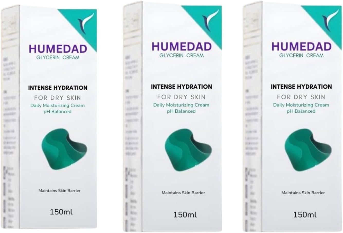 Intense Hydration Daily Moisturizing Cream pH Balanced Formula to Maintain Skin Barrier Prevent Dryness & Restore Smooth Texture 150ml Pack Of 3