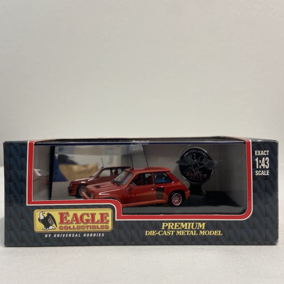 保管品 京商 ユニバーサルホビー 1：18 ルノー 5ターボ レッド 赤