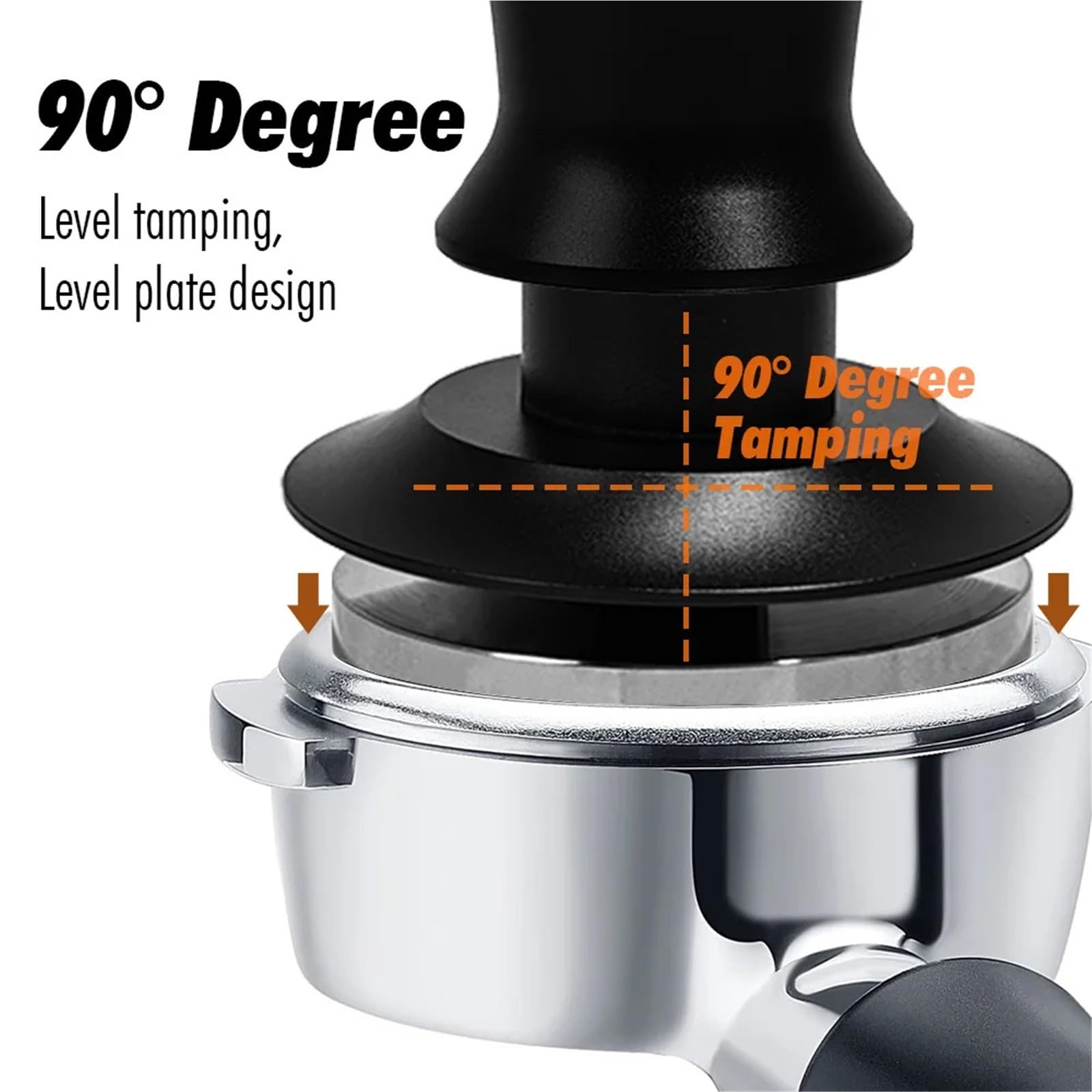 Agitador De Café De Doble Resorte, Juego De Tapete De Herramientas, Accesorio De Presión Constante De 51mm/53mm/54mm/58mm, 30 Libras(58mm,Tamper Set-A)