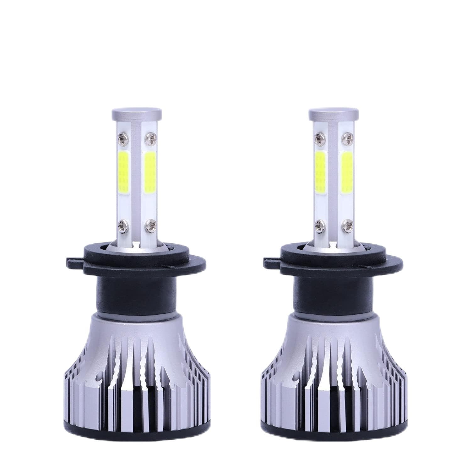 fari a LED 2 pz/Paia 52W 4-Side H4 H7 LED Auto Faro dell'automobile 16000LM 6500K Lampada H1 H3 9005 HB3 9006 9007 HB4 H8 H9 H11 H11 Bulbi di fendinebbia Lampadina a LED