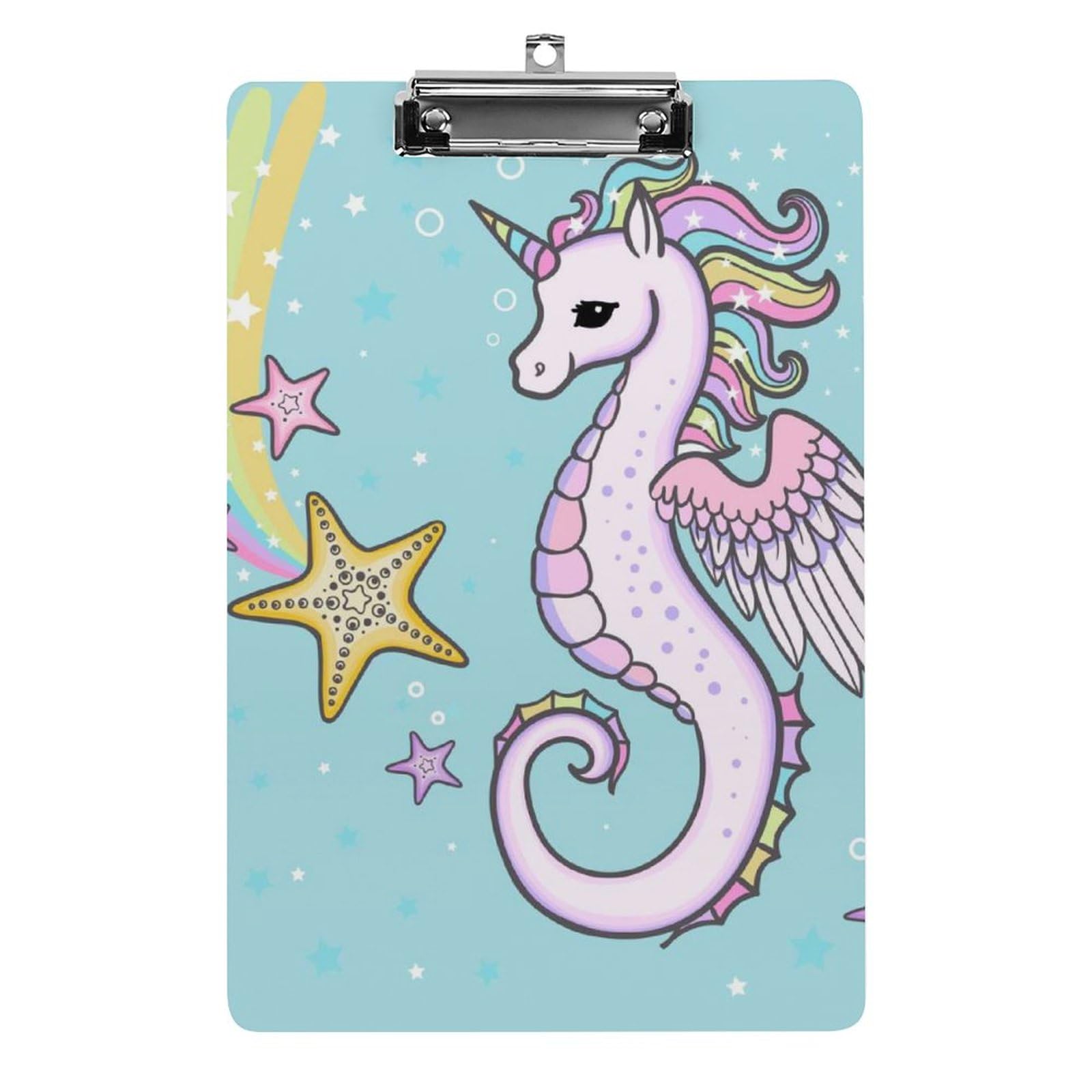 Planchette à pince A4 Hippocampe Licorne pour écrire debout au bureau - 8