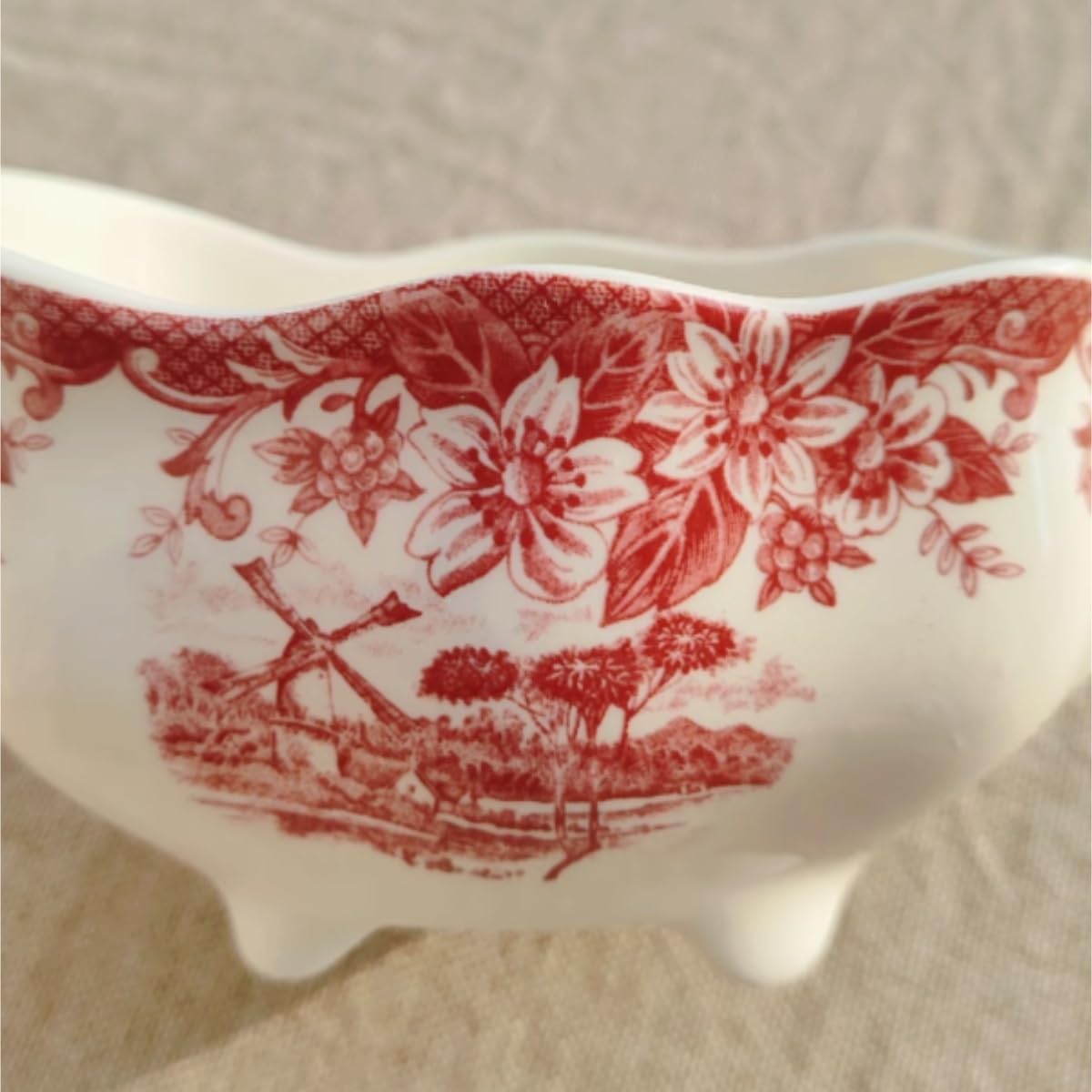 Salsiera Perfetta per Salse Succo di Modello Mulino A Rosso, Ceramica GU, Salsa Bistecca, Salsiera della Famiglia Dou Ristoranti E Feste