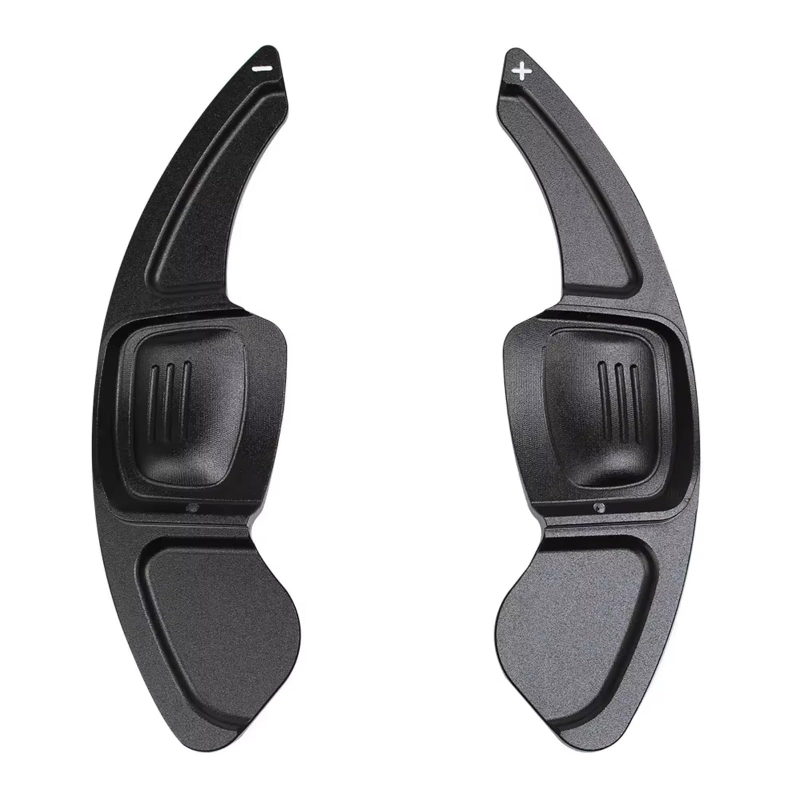 Ymnhbik Black Gear Shift Paddles Compatible With Vw For Atlas For Teramont For Tiguan 2017 2018 2019 Car Steering Wheel Shift Paddle Shifter Extension Sticker Styling(Black)