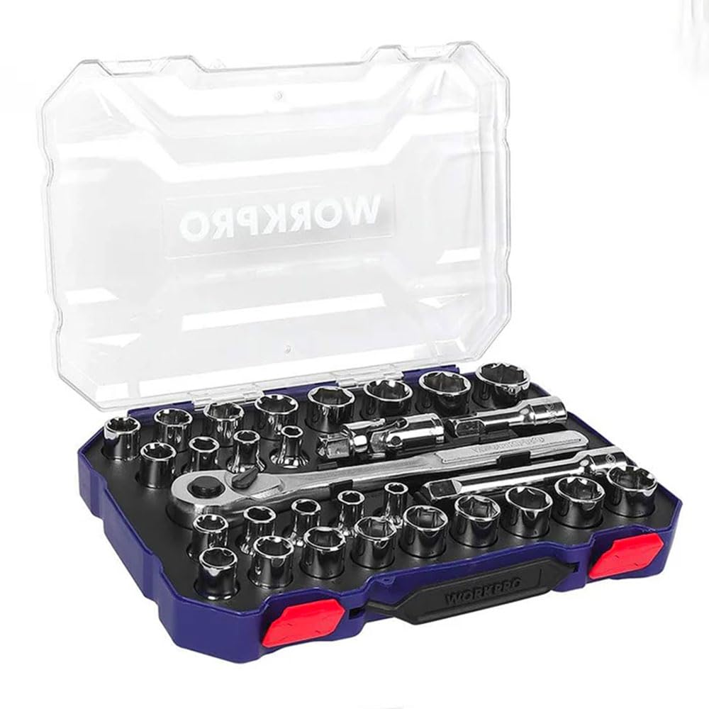 Workpro WP202525 30 Parça 1/2 Cr-V Lokma Takımı