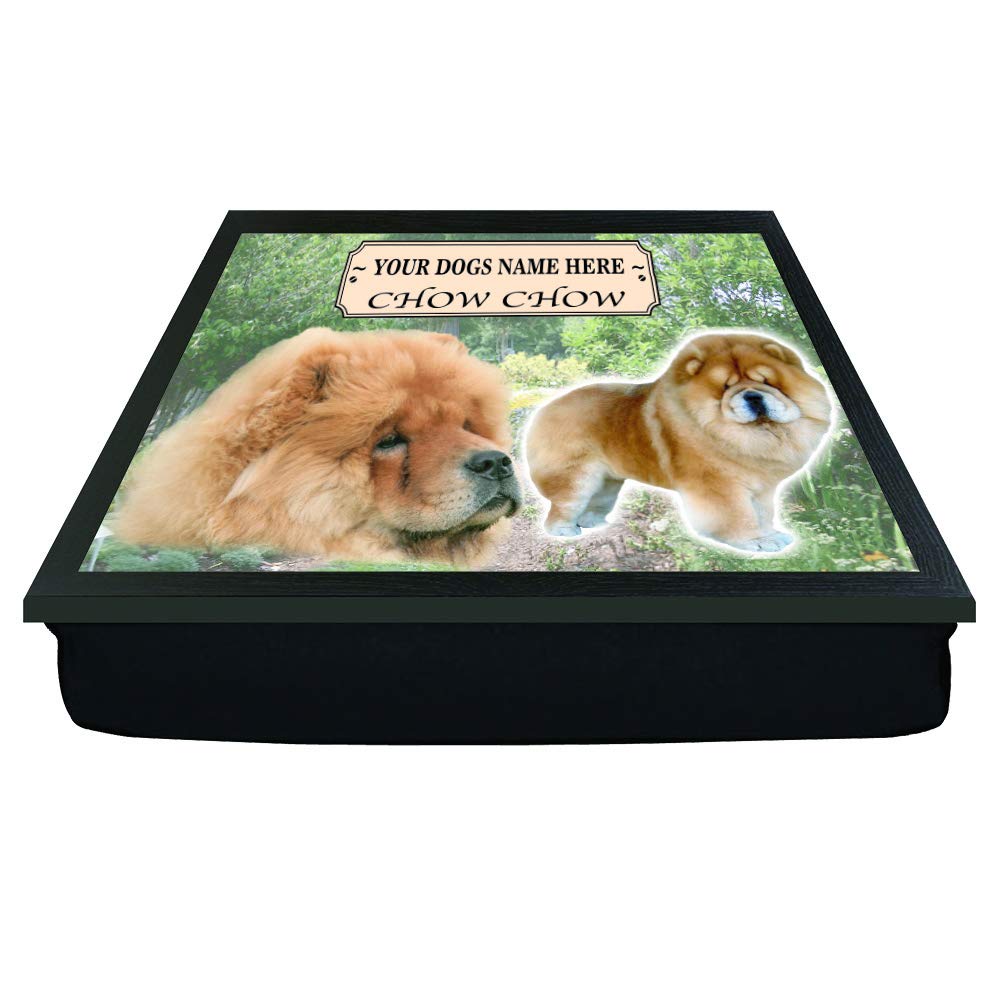 Personalised Gift Products Multicolor Chow Chow Personalised Dog Breed Gift Lap Tray